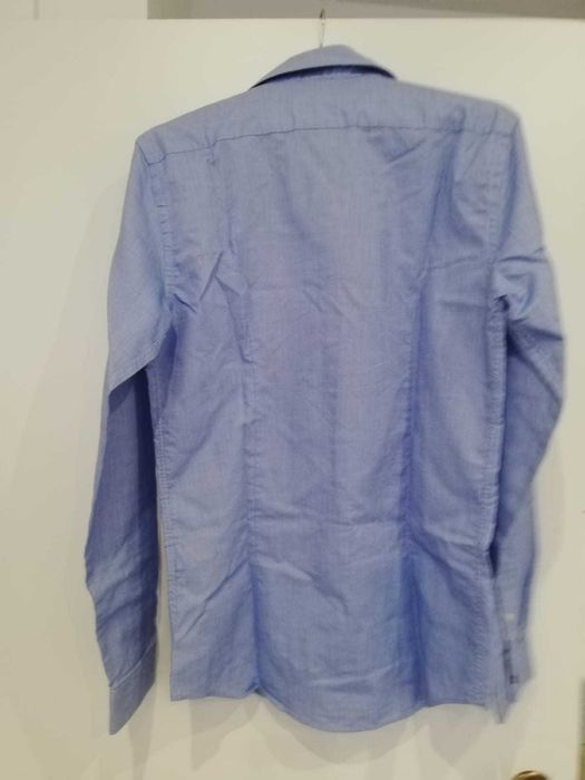 camisa social azul ZARA , em perfeito estado