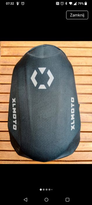 Plecak motocyklowy XL żółwik ninja