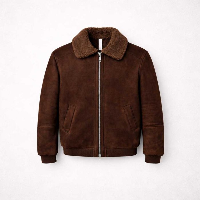 Casaco Castanho Shearling ZARA – Forrado, Quente e Elegante - M