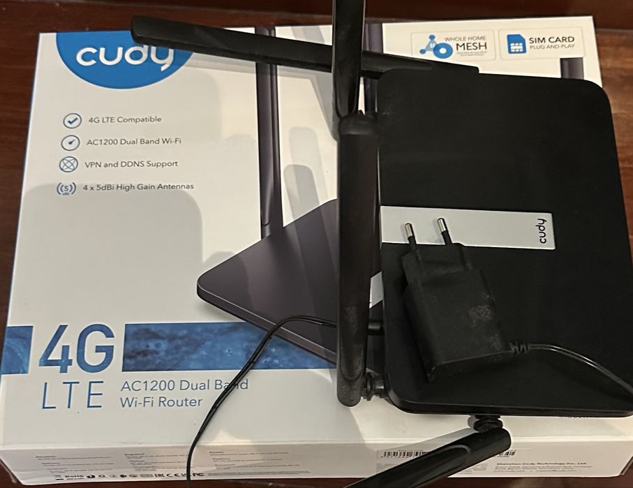 Router Cudy 1200 dualband novo