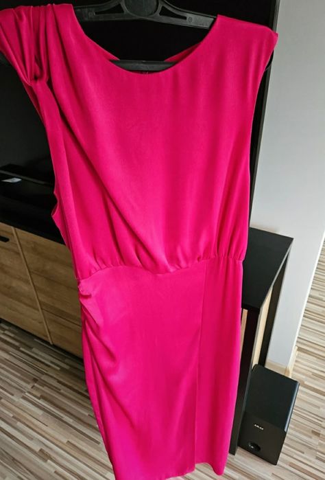 Sukienka satynowa midi maxi zara M