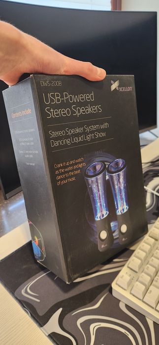 USB-Powered stereo speakers XCELLON dvs-200b
Stereo Speakers