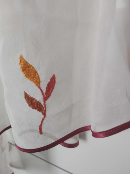 Firana na okno salon