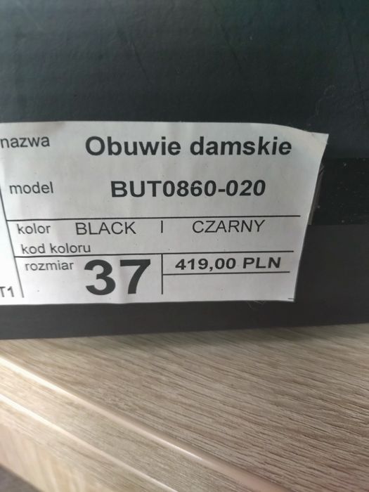 Botki Monnari / skóra naturalna / r. 37