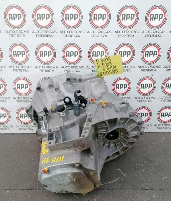 Caixa de velocidades robotizada Peugeot 3008, 5008 1.6 HDI de 2012, referência 20DS85.