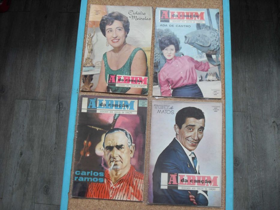 ÁLBUM DA CANÇÃO revistas de música anos 60