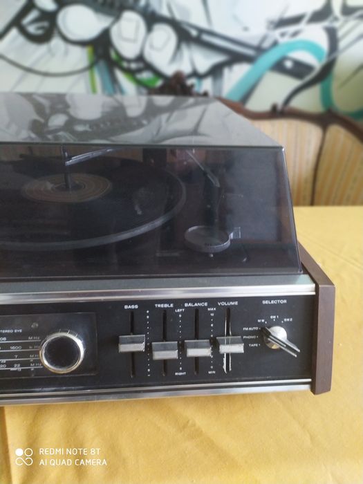 Gira Discos Antigo - Marca National