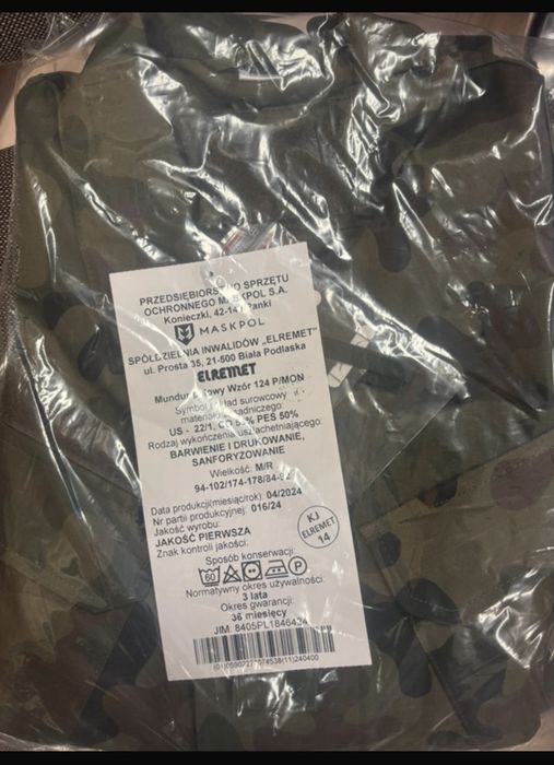 Mundur polowy wzór 124 P/MON