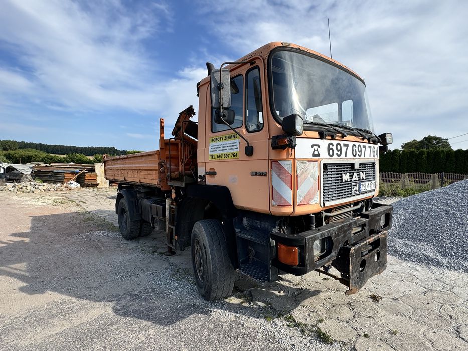 MAN 19.270 4x4 Wywrotka z HDS – Trójstronny Kiper | 1992 | Gotowy do pracy