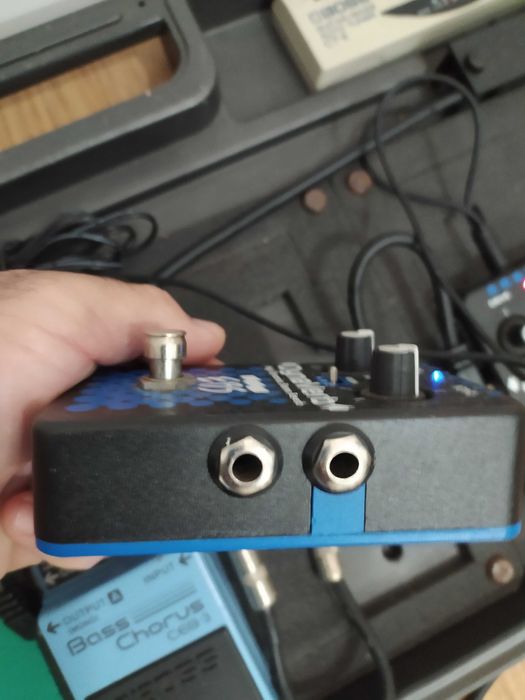 Pedal de reverb para baixo - EBS DYNAVERB