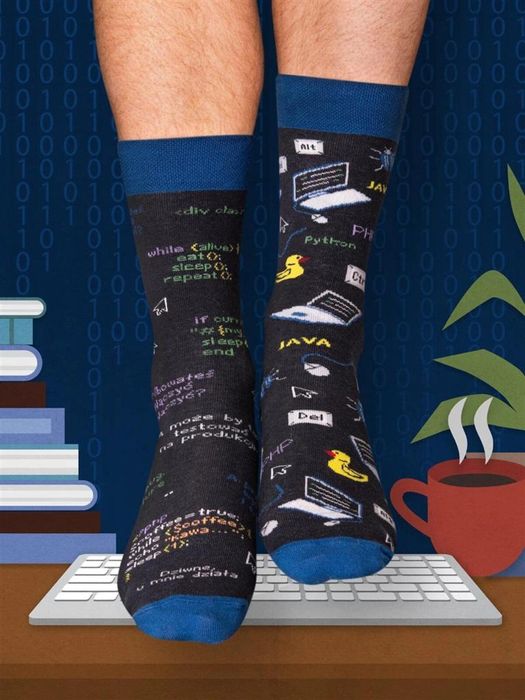 Skarpety długie Programista 41-46 oprawa: blister