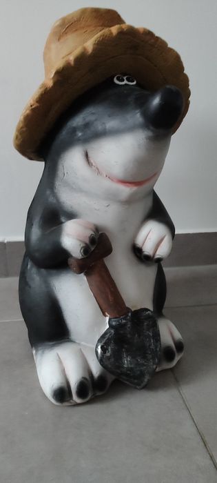 Kret duży figurka ogrodowa