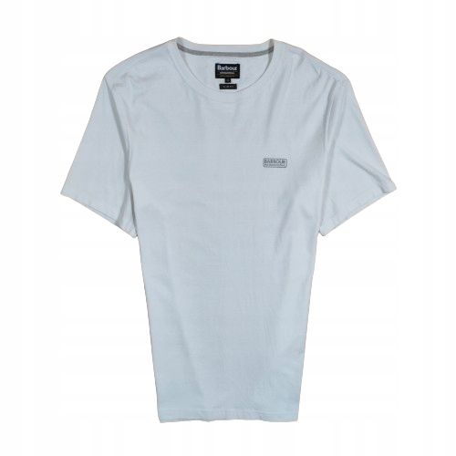 BARBOUR International Koszulka Męska Biała Logowana r. XL
