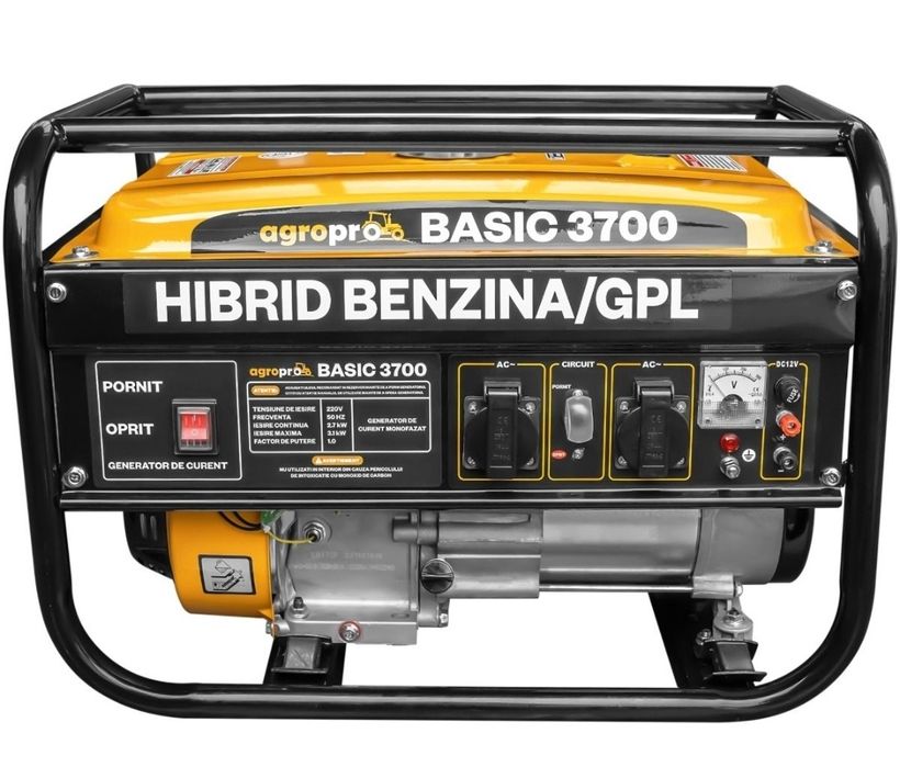Продам новий гібриднии генератор  AgroPro BASIC 3700 бензин/газ
