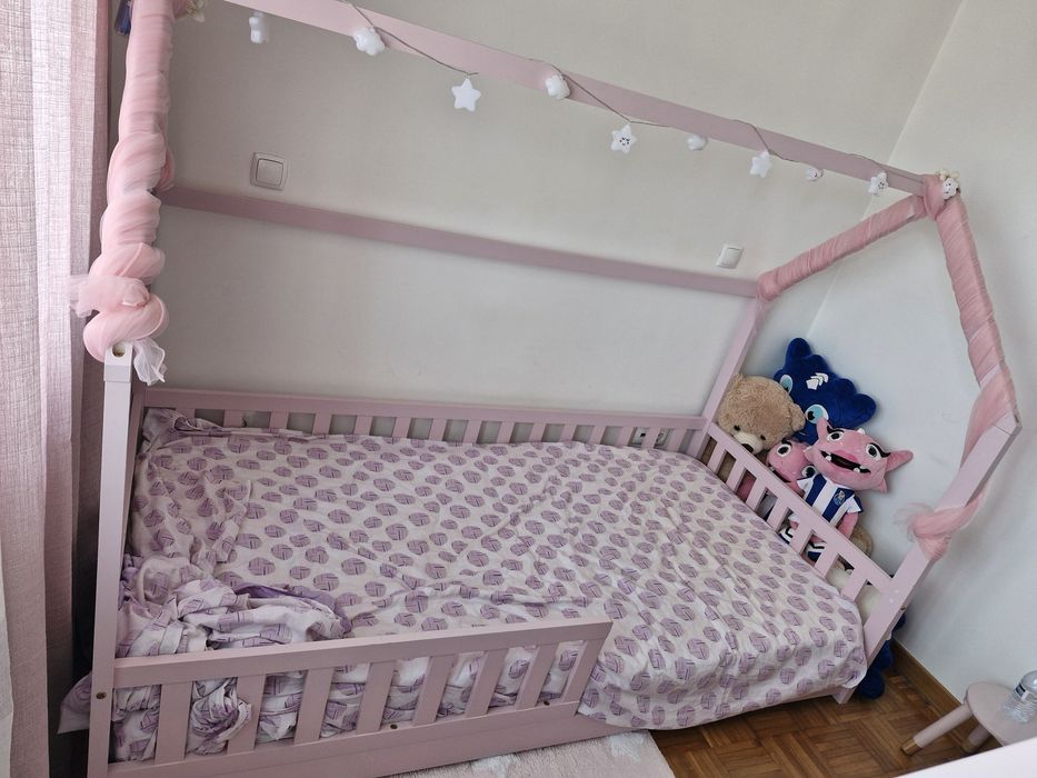 Cama montessori Rosa