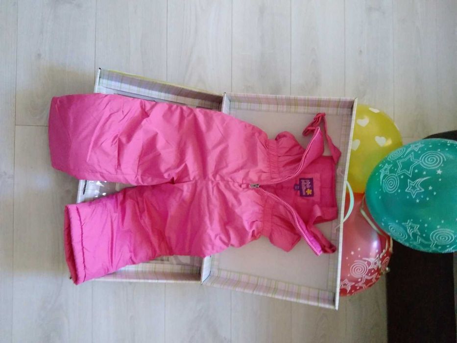 набор зимний комбинезон курточка и комбез