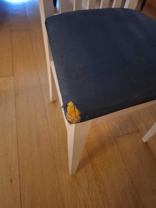 Cadeiras de sala de jantar em madeira