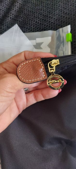 Longchamp Preta Tamanho Médio