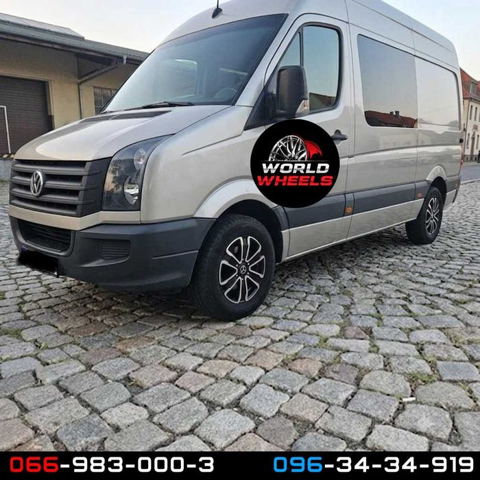 Диски  R16 6x130 Mercedes-Benz Sprinter Dodge Sprinter VW Volkswagen Crafter Mercedes eSprinter Спрінтер Крафтер Усилені Р16