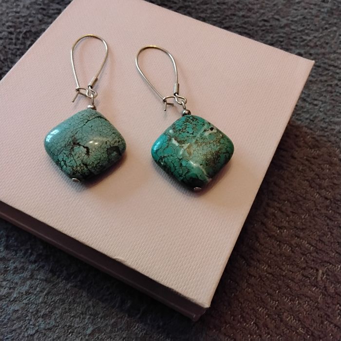 Kolczyki z turkusami