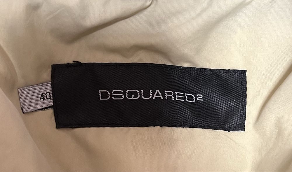 Dsquared2 кропнутий архівний  бомбер жіночий оригінал 2000s y2k аляска куртка