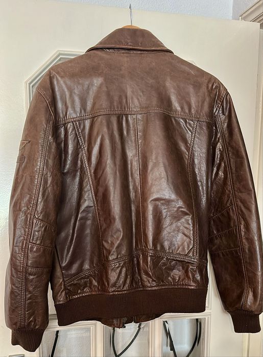Casaco de couro vintage