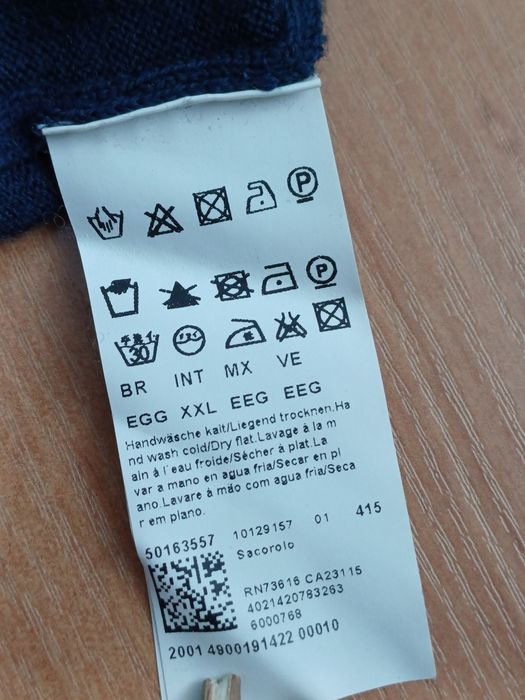 Свитер шерсть мужской HUGO BOSS оригинал XL