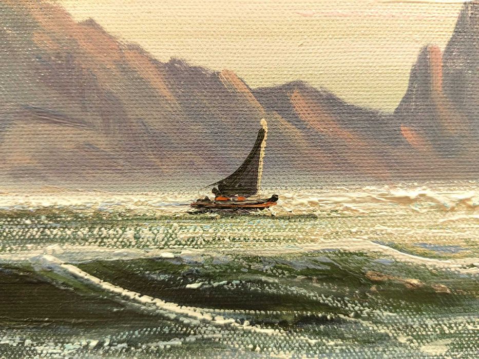 Pintura Bruno Di Giulio, óleo sobre tela