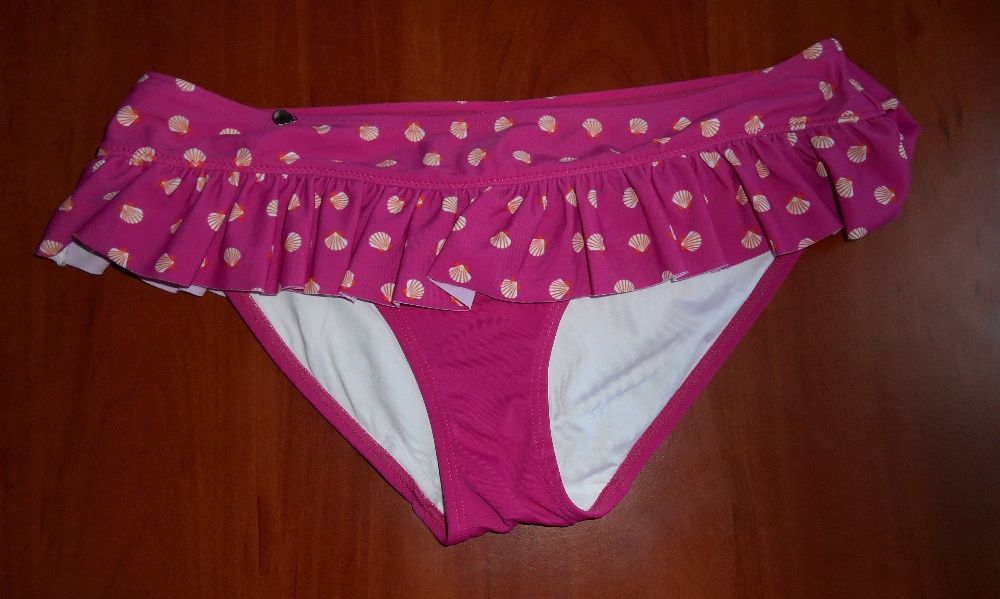 нові жіночі плавки 48 розмір приблизно рожеві в горошок