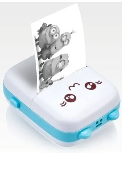 Міні-принтер дитячий портативний USB Happy Life HPX1P термопринтер