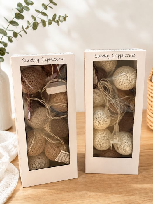 Girlanda świetlna LED „Sunday Cappuccino” – 2 sztuki za 119 zł