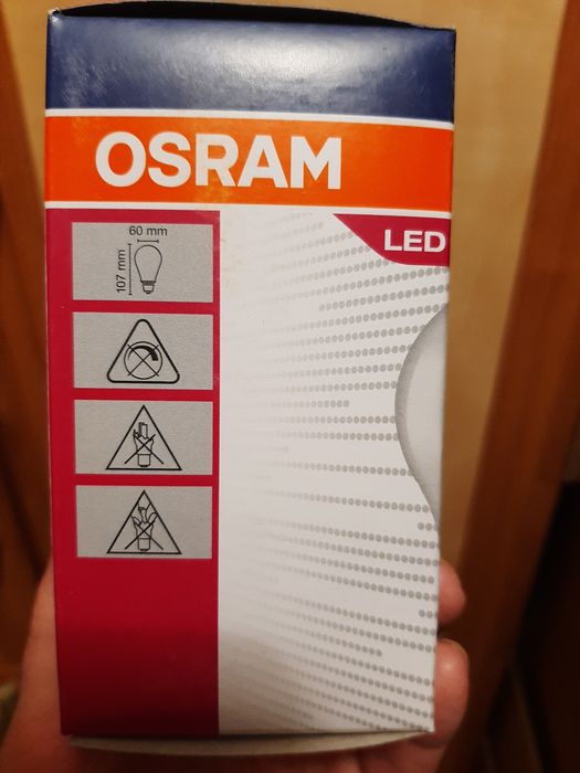Żarówki Led mleczne Osram e27 4,9W 4000K 5szt