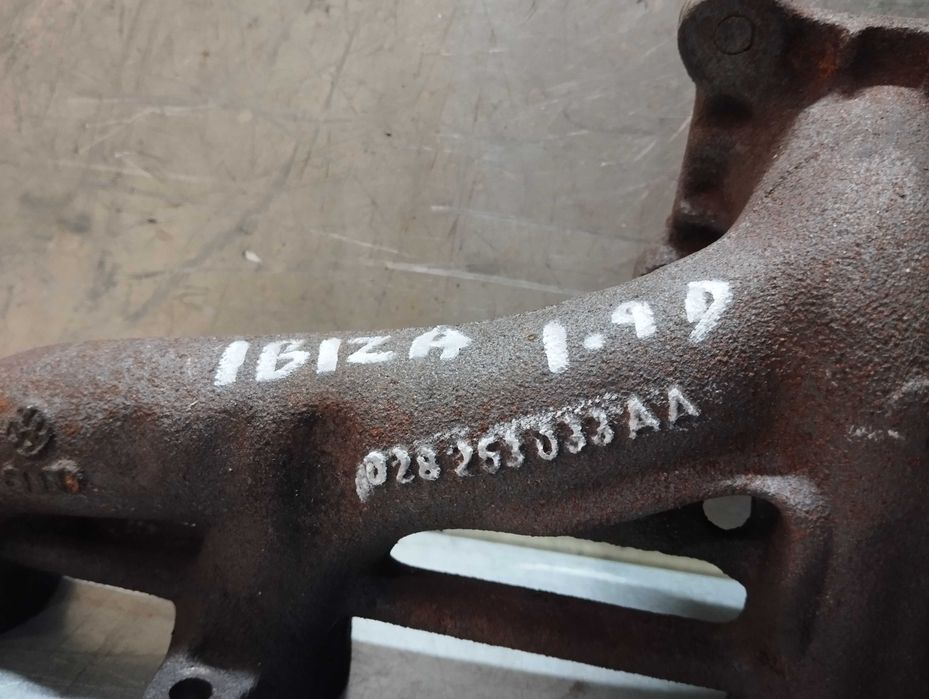 Colector / Coletor de Escape Volkswagen Golf III / Caddy II / Seat Ibiza 6K / Inca 1.9D 028253033AA