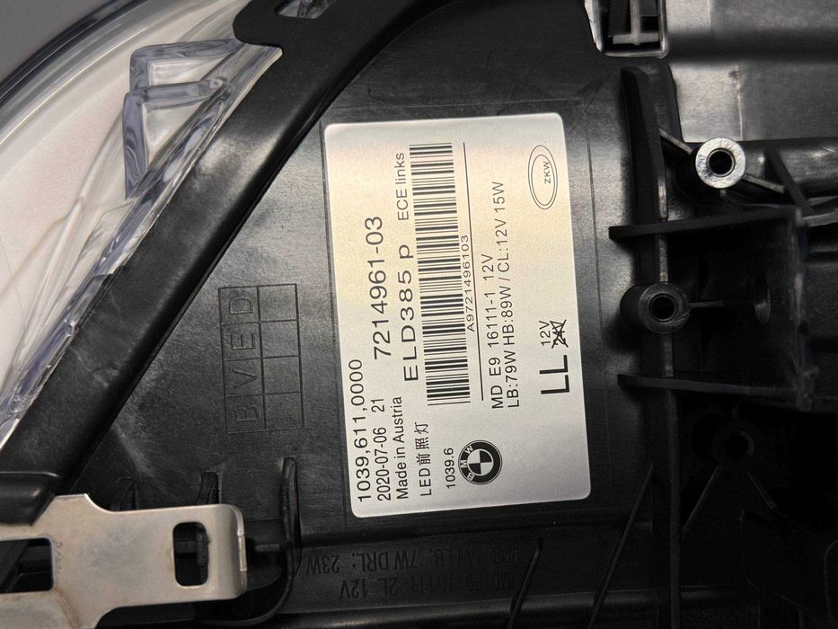 Prawa Lewa Lampa Reflektor BMW 5 G30 G31 Przed Lift Adaptive LED