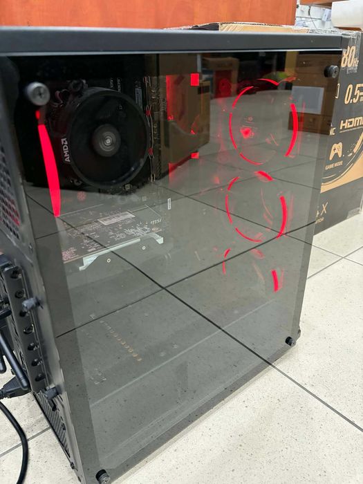 Komputer PC - AMD Ryzen 5 1600, 8 GB RAM, Radeon rx550, msi b450 mortar max, SSD NVMe 512 GB, WIN 11 Pro 64 bit