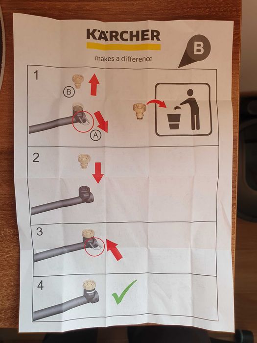 KARCHER Dysza zamienna T Racer T7 Plus  2.643-335.0