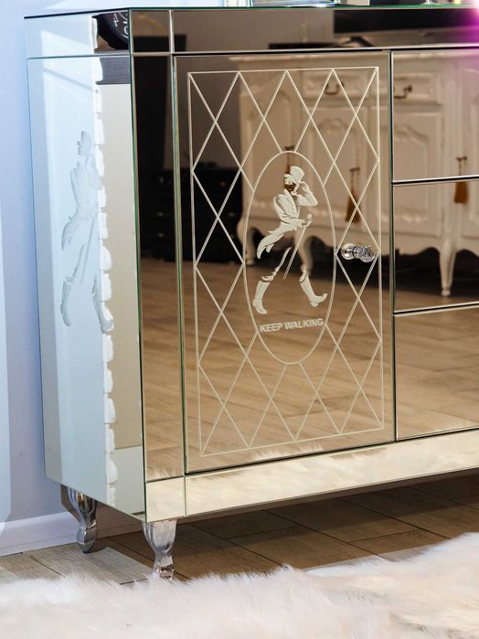 Komoda Glamour lustrzana barek