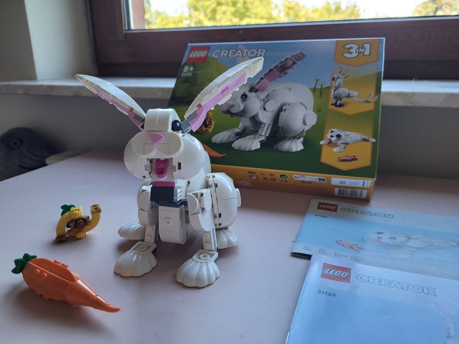 Lego Creator 3w1 31133 Biały królik 8+
