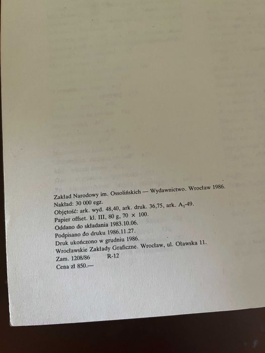 Sensacje z dawnych lat Roman Kaleta