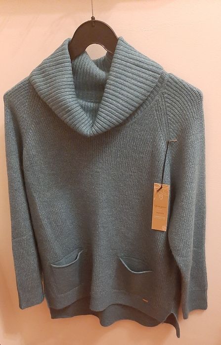 Camisola de malha tamanho grande