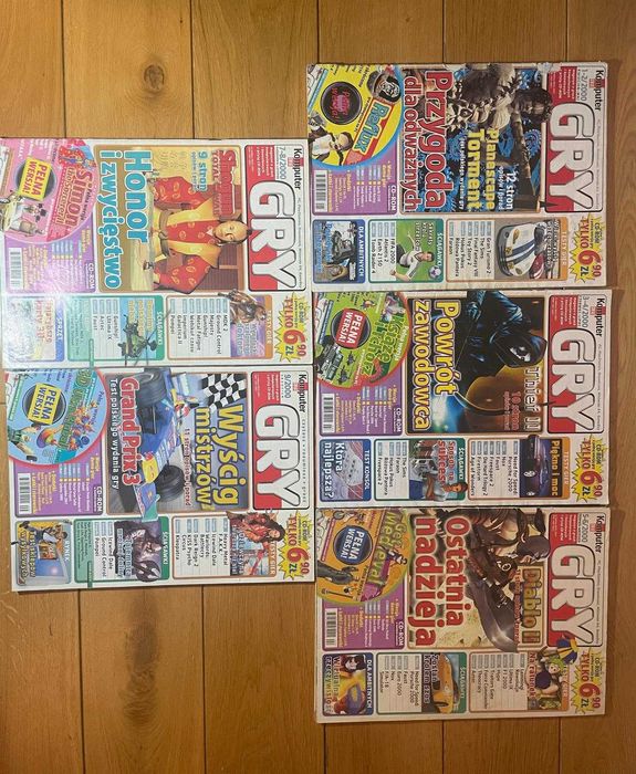 Komputer Świat GRY –kompletny pierwszy rocznik 2000 | retro czasopisma