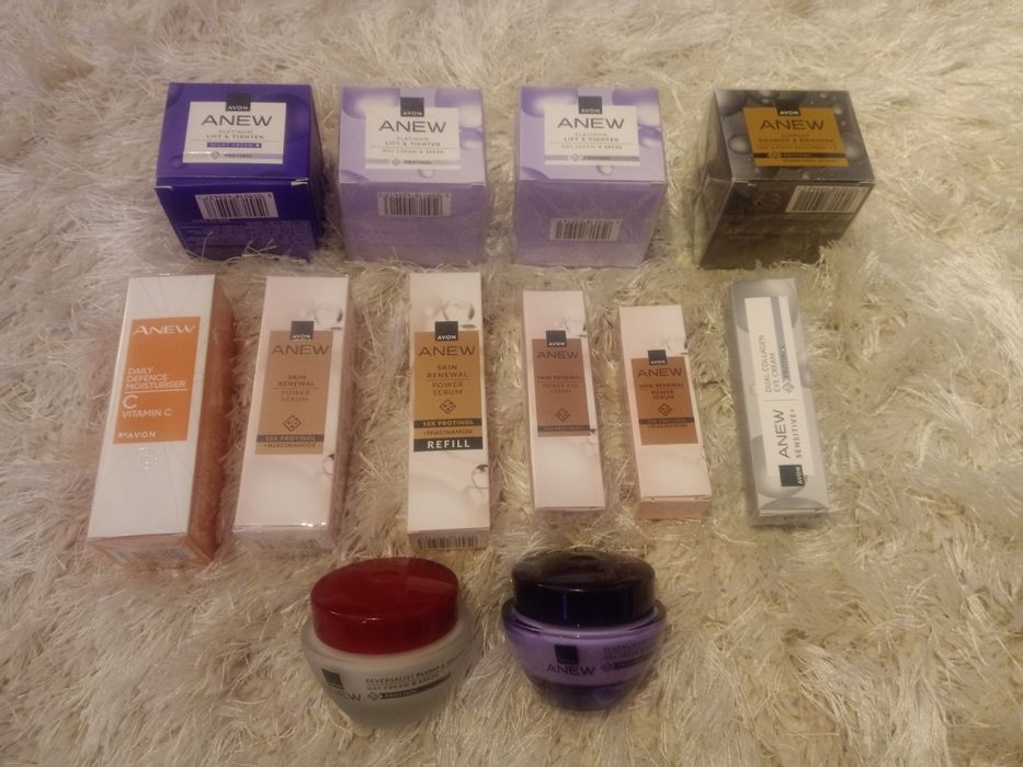 Avon Zestaw kremów Anew 12 sztuk, wszystko nowe!!!