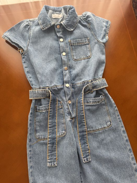 Джинсовий комбінезон Zara