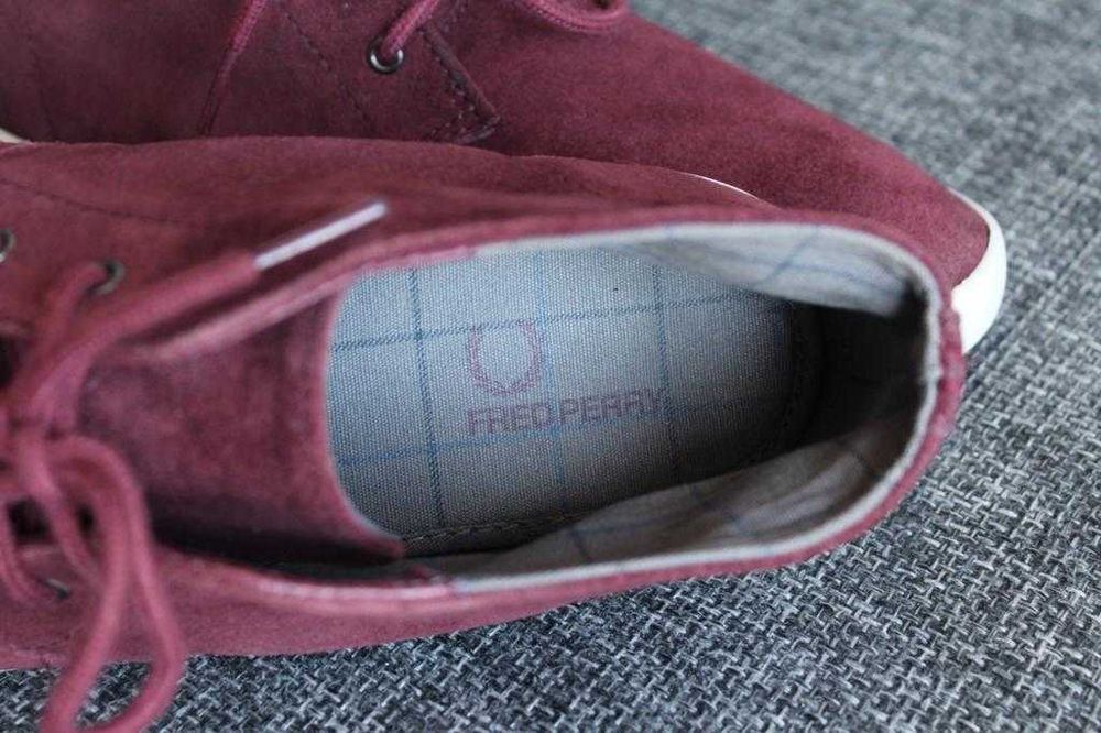 Низькі ботинки Fred Perry Byron Suede Оригінал Нат замша 42р
