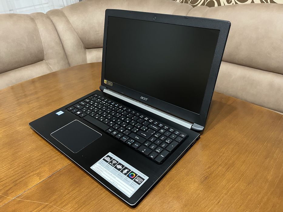 Ноутбук 15.6" Acer Aspire 5 на Intel i3-7100U с 8ОЗУ/256SSD/FullHD
