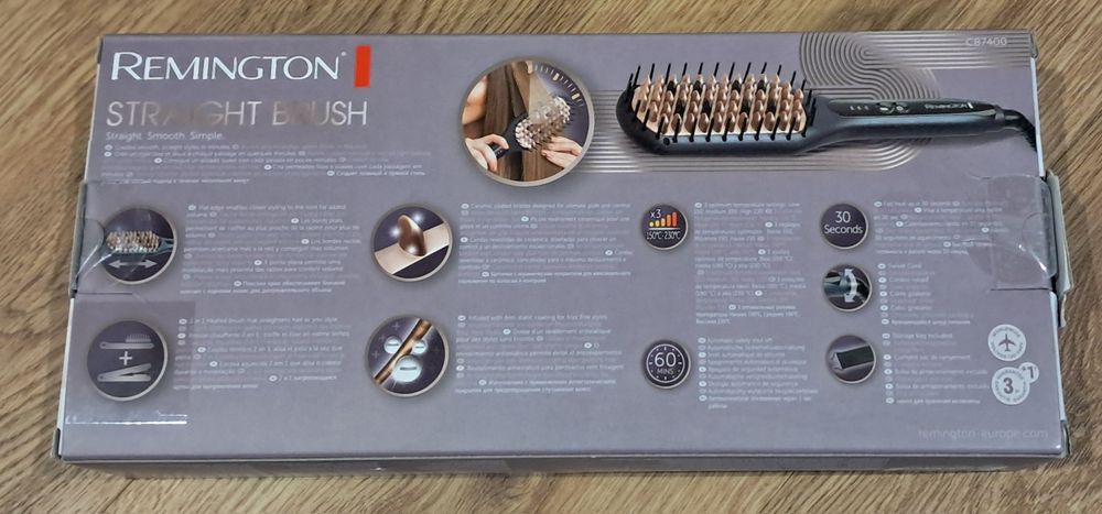 Szczotka prostująca Remington CB7400, 3 poziomy temperatury