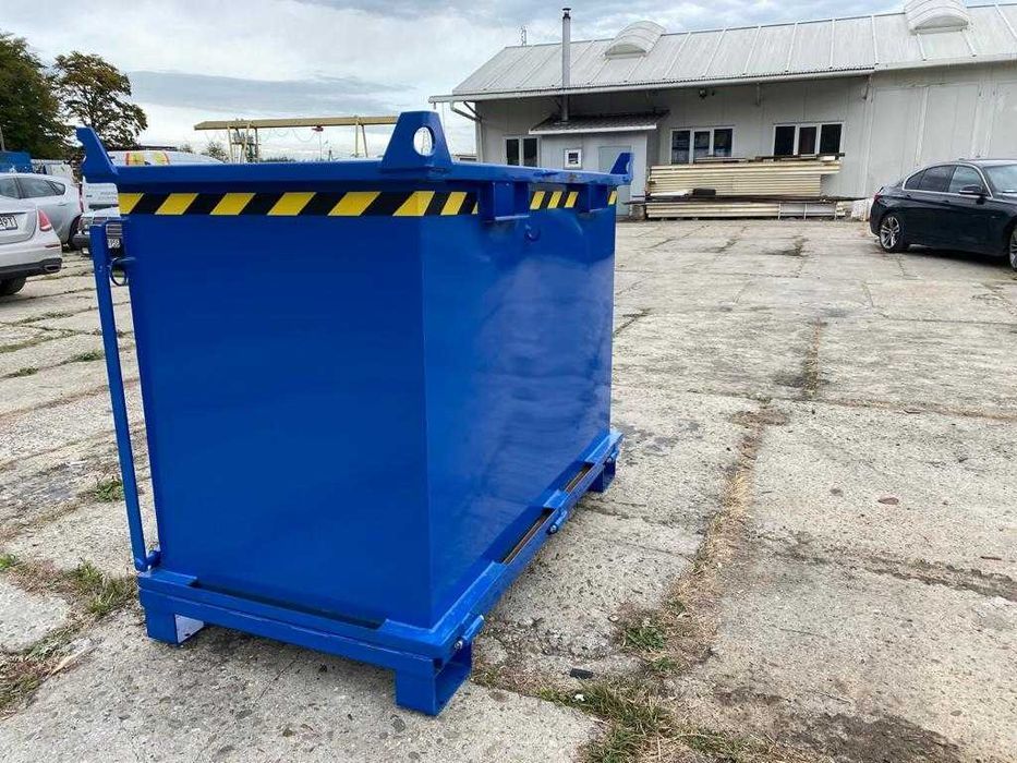 Pojemnik Samowyładowczy PMDB 1300L KONTENER-otwierane dno