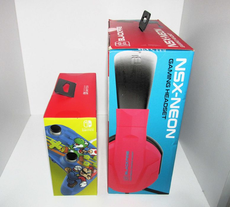 Super Mario Nintendo Switch Controller + Headset