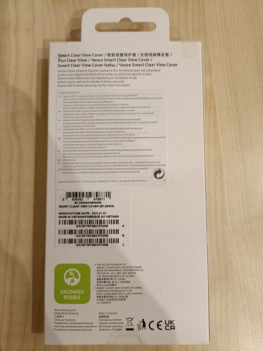 Samsung Galaxy s22+ etui nowe Smart clear view cover