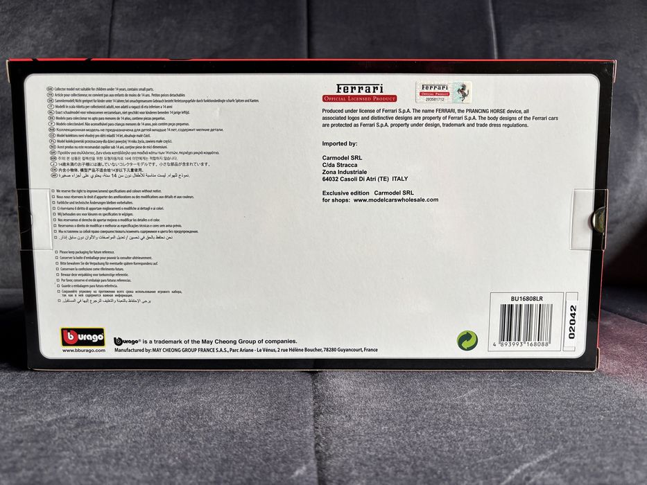 Ferrari SF1000 Bburago 1:18 Leclerc Nowe!